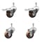 Service Caster 3.5 Inch SS High Temp Glass Filled Nylon 10mm Stem Caster Lock Brake, 2PK SCC-SSTSTTL20S3514-GFNSHT-M1015-2-S2 - alternate 2